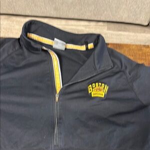 Boston Black Quarter-Zip Pullover